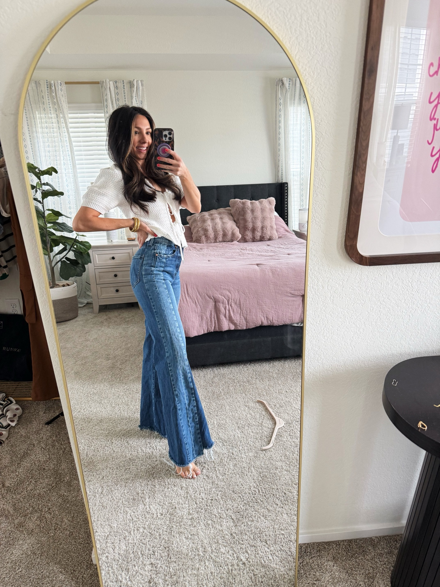 Rented and almost purchased. These tuxedo jeans are so fun!

#LTKFestival #LTKootd #LTKgrwm