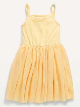 Sleeveless Rib-Knit Tutu Dress for Toddler Girls | Old Navy (CA)
