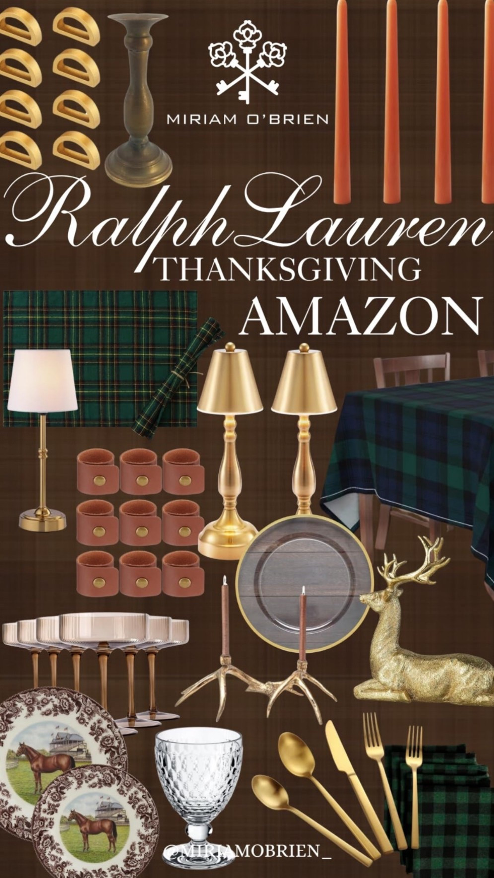 Ralph Lauren Thanksgiving from Amazon

Follow me at @miriamobrien_ on IG and TikTok! 

#AmazonHome #RLThanksgiving #RLdecor #AmazonFinds

#LTKSeasonal #LTKOver40 #LTKHome