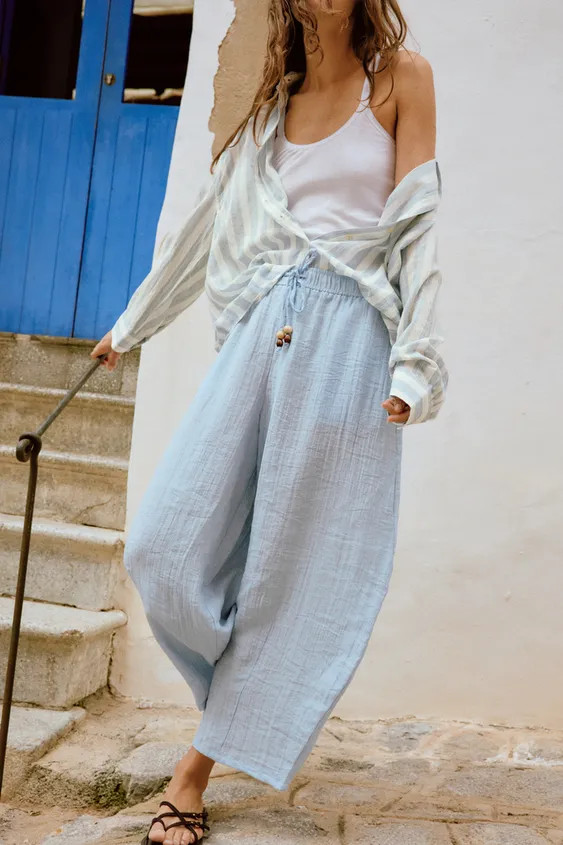 RUSTIC BARREL PANTS | Zara US