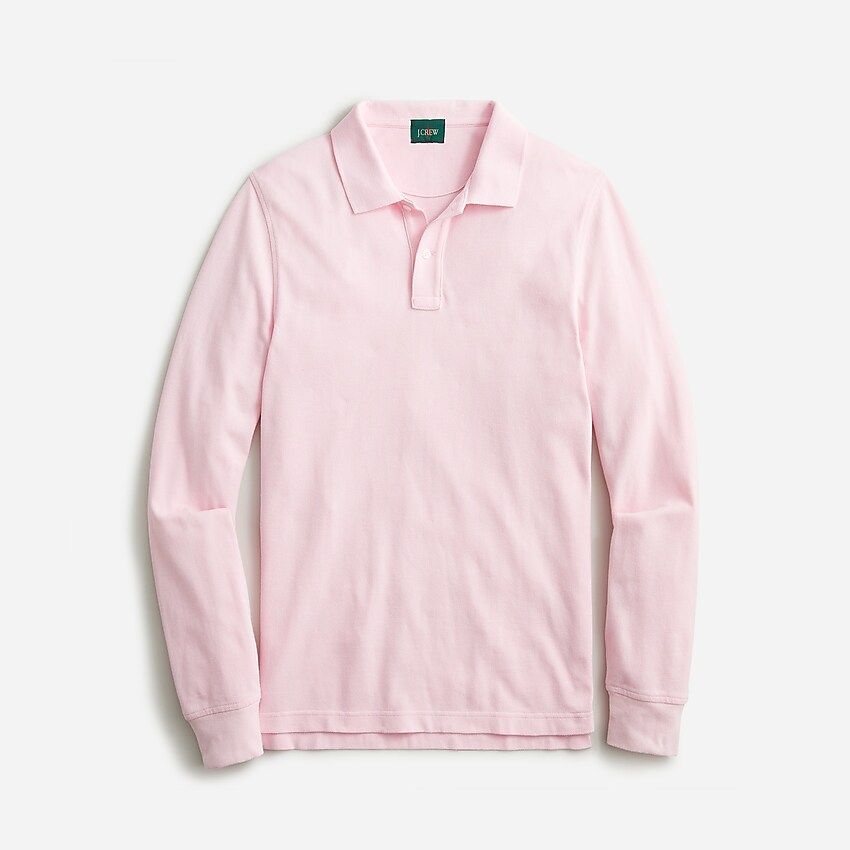 Long-sleeve classic piqué polo shirt | J.Crew US