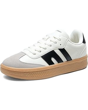 DREAM PAIRS Women's Tennis Sneakers Walking Casual Lace-Up Footwear Comfortable Fashion Sneakers ... | Amazon (US)