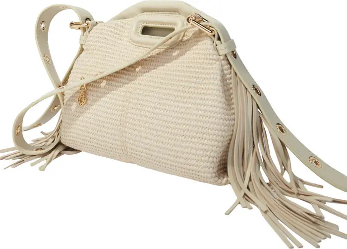 maje Raffia effect Miss M Mini bag | Nordstrom | Nordstrom