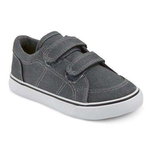 Toddler Boys' Carter Double Strap Sneakers Cat & Jack™ - Gray | Target