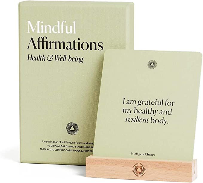 Mindful Affirmations for Health & Wellbeing, Daily Words of Inspiration Cards, Self Affirmation I... | Amazon (US)