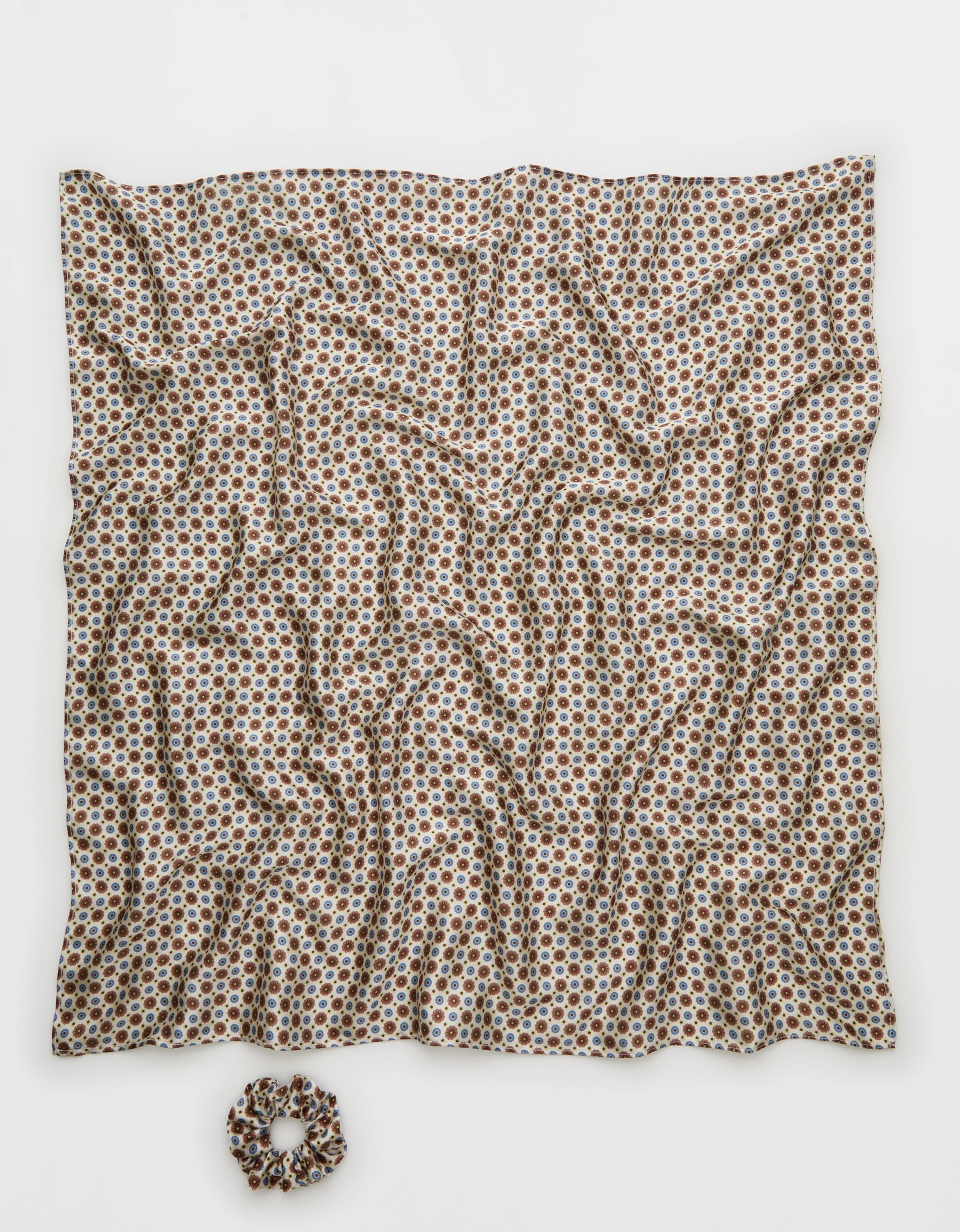 Aerie Satin Headscarf and Scrunchie | Aerie