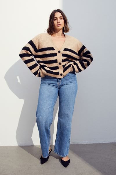 Oversized Rib-knit Cardigan | H&M (US + CA)