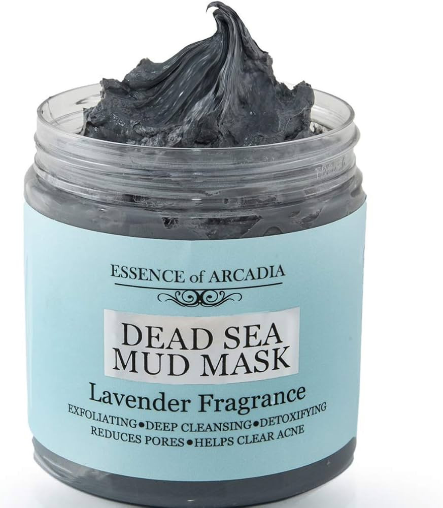 Dead Sea Mineral Mud Mask Scented with Lavender for Face and Body - 100% Natural Minerals - Minim... | Amazon (US)