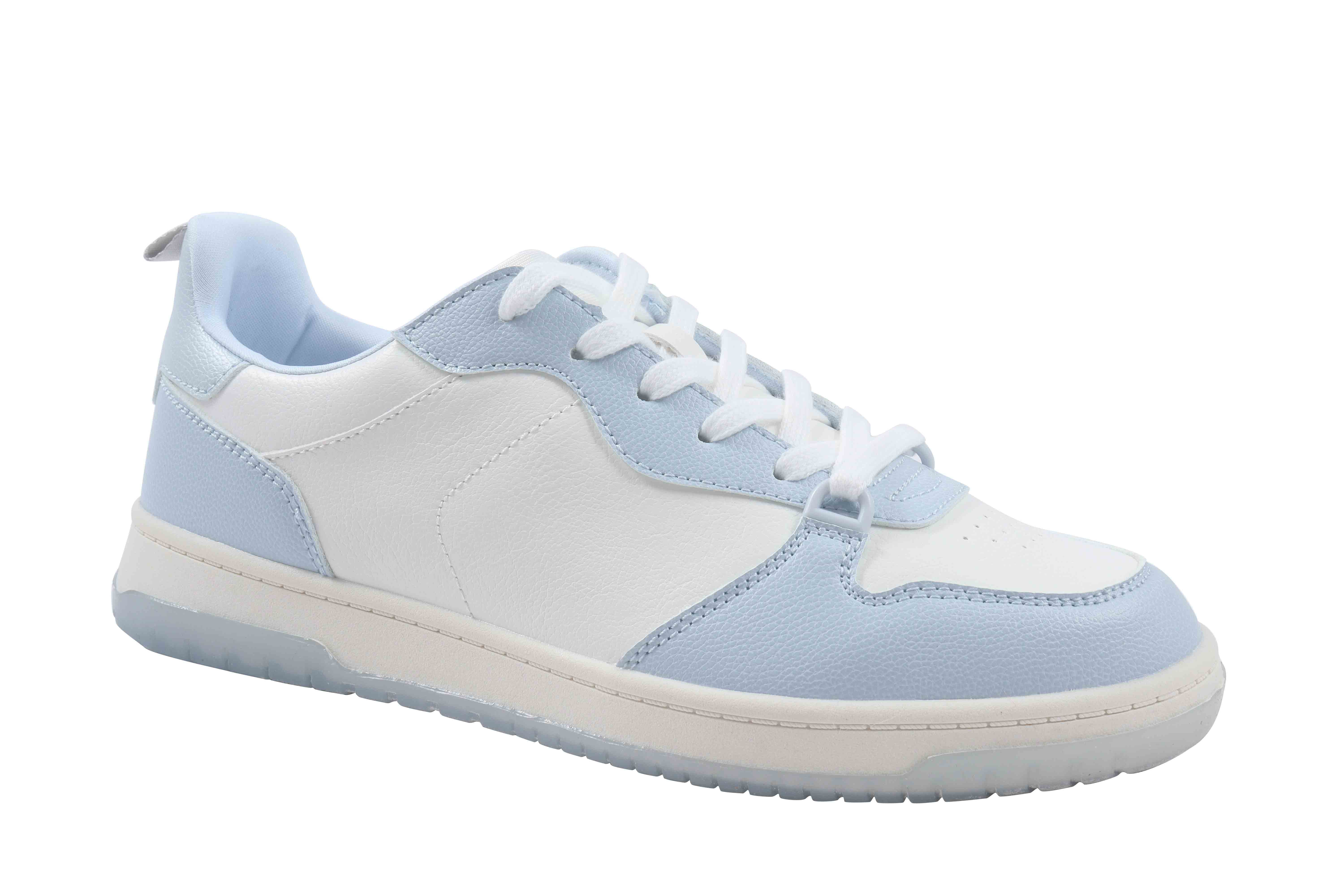 No Boundaries Women's Lace Up Court Sneakers, Sizes 6-11 | Walmart (US)