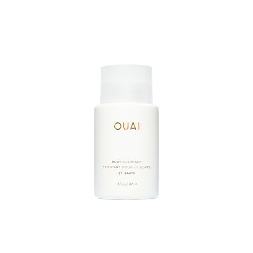 OUAI Body Cleanser, St. Barts Travel Size - Foaming Body Wash with Jojoba Oil & Rosehip Oil to Hydrate, Balance & Soften Skin - Paraben, Phthalate & Sulfate Free Skin Care Products (3 fl oz) | Amazon (US)