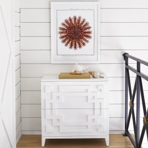 Modern Chinoiserie Chest – White | Wisteria