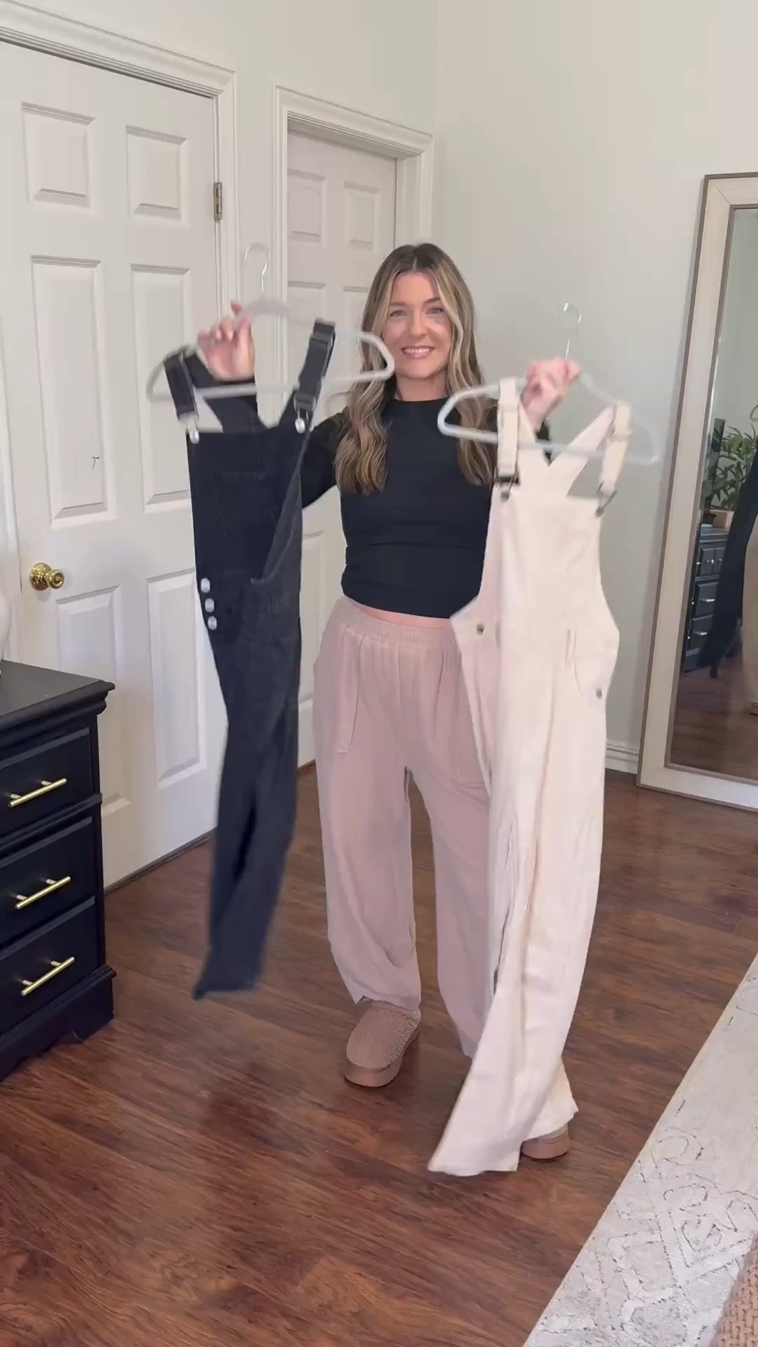 Size M in the long sleeves, small in the overalls, small in the pants!

Barrel leg overalls, free people dupe, corduroy, bibs, amazon basic long sleeve, capsule wardrobe, neutral basics 

#LTKStyleTip #LTKFindsUnder50 #LTKMostLoved