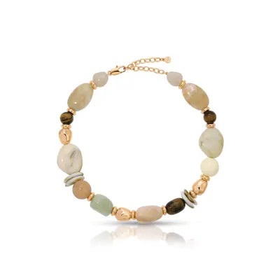 Ettika Serene Stone Necklace in Beige at Nordstrom | Nordstrom