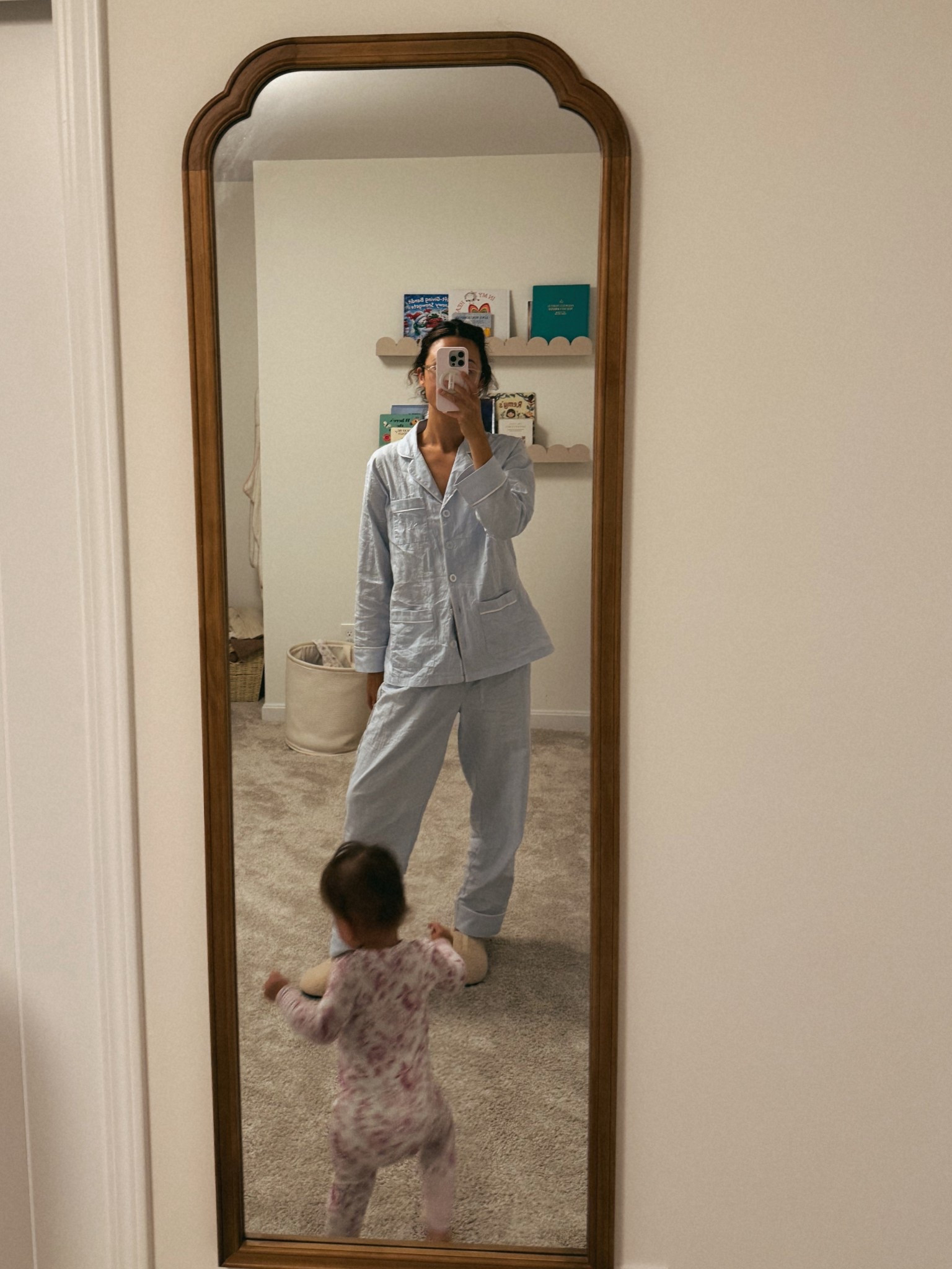 Early mornings are better with cute pjs! Wearing a medium! 

#LTKFamily #LTKHome #LTKBaby