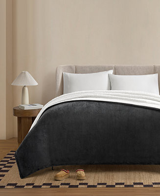UGG Avery Faux Fur Blanket, King | Macy's