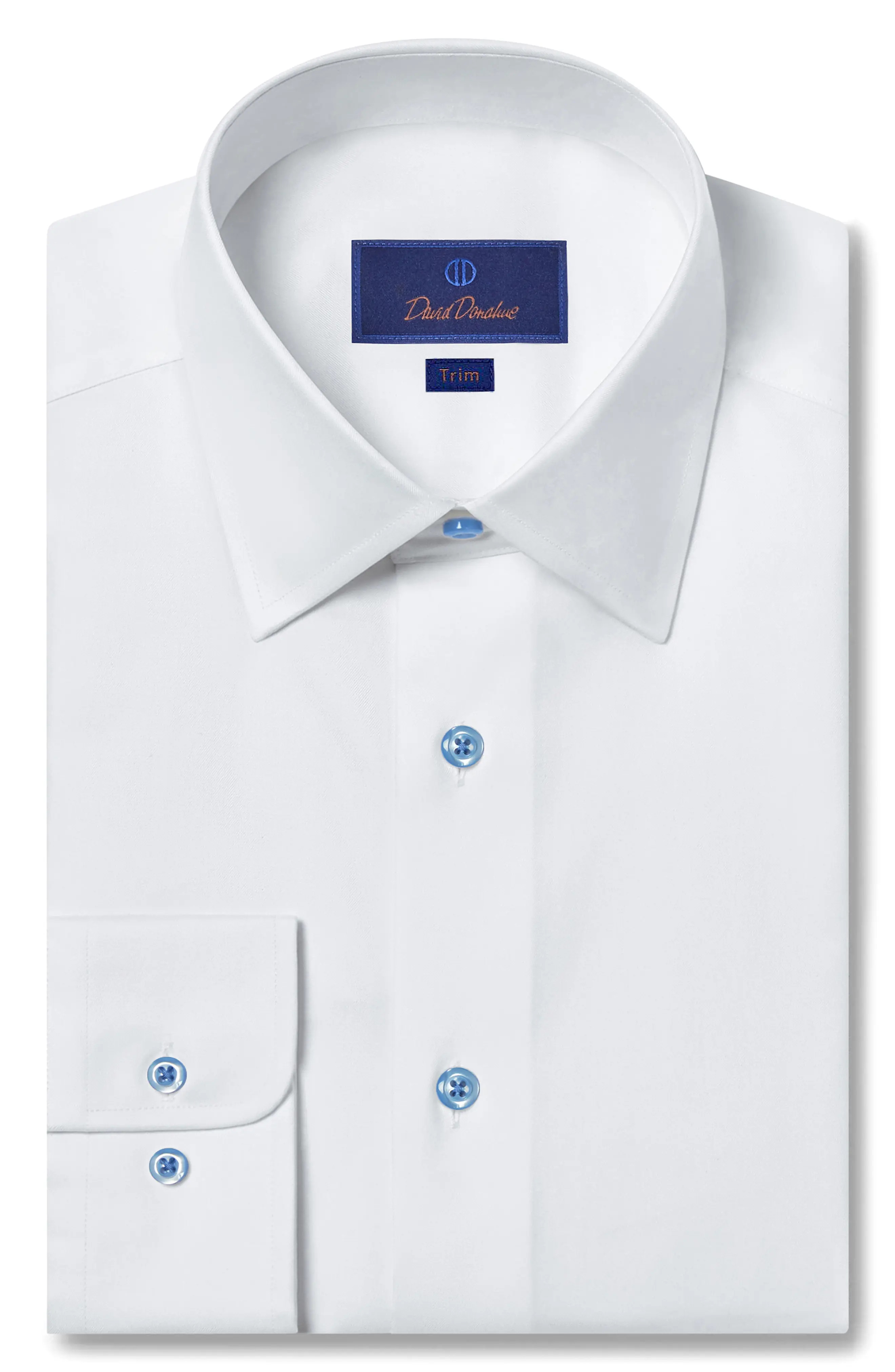 Trim Fit Solid Cotton Dress Shirt (Men) | Nordstrom | Nordstrom