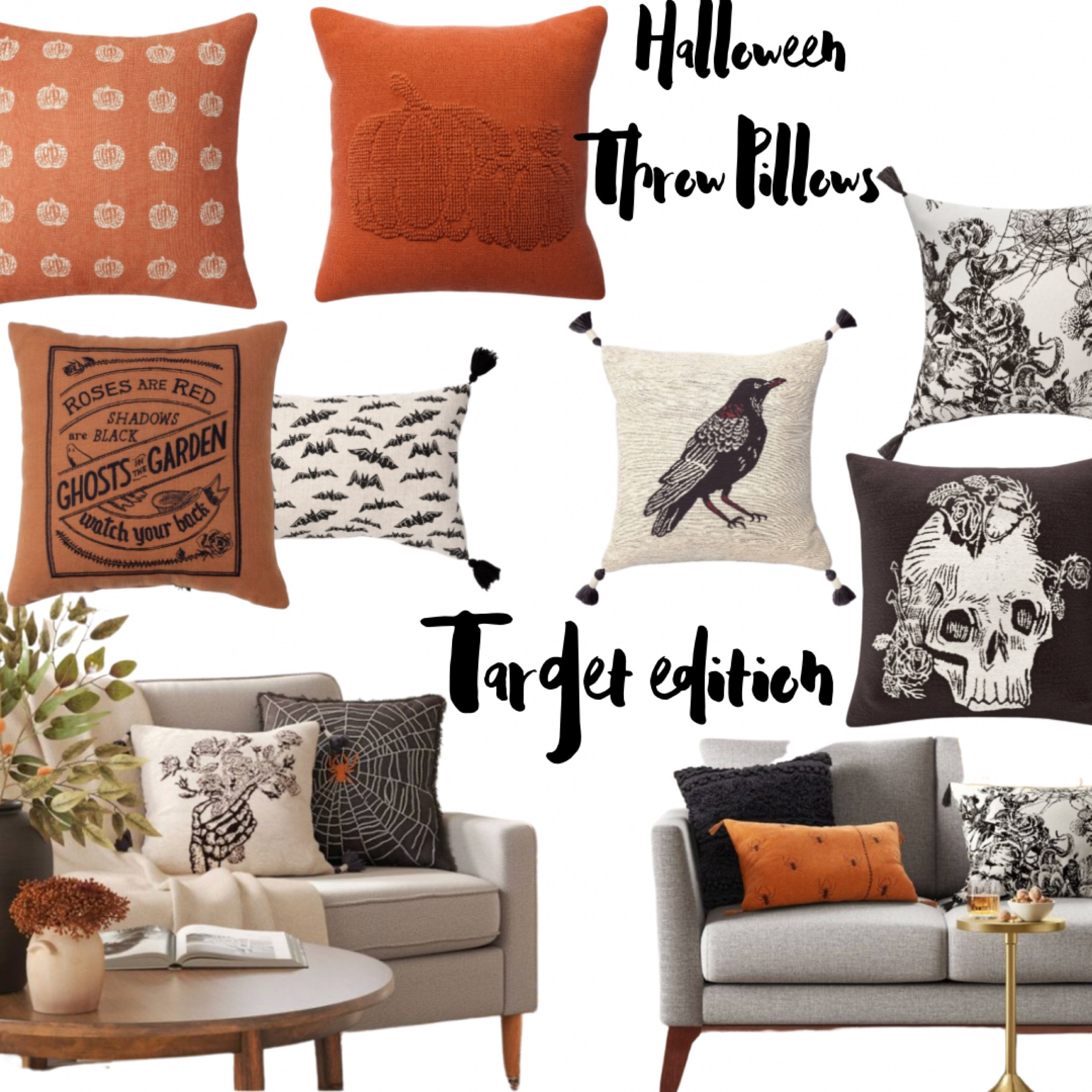 Black hotsell pillows target