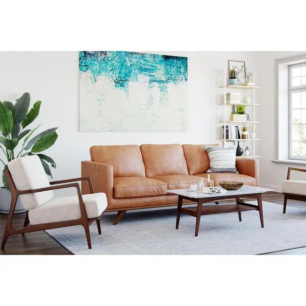 Poly and Bark Nolita Sofa - Cognac Tan | Bed Bath & Beyond