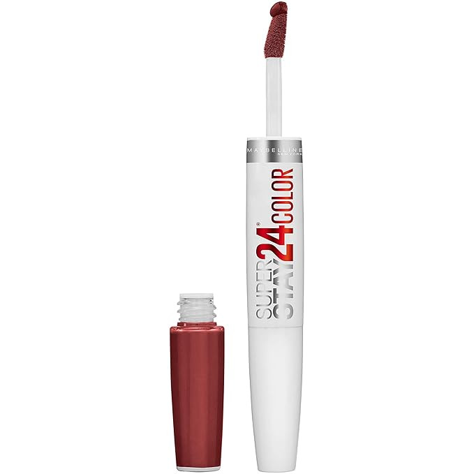 Maybelline SuperStay 24, 2-Step Liquid Lipstick, Everlasting Wine | Amazon (US)
