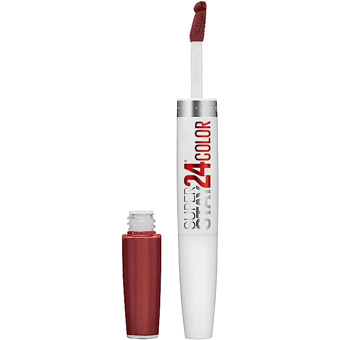 Maybelline SuperStay 24, 2-Step Liquid Lipstick, Everlasting Wine | Amazon (US)