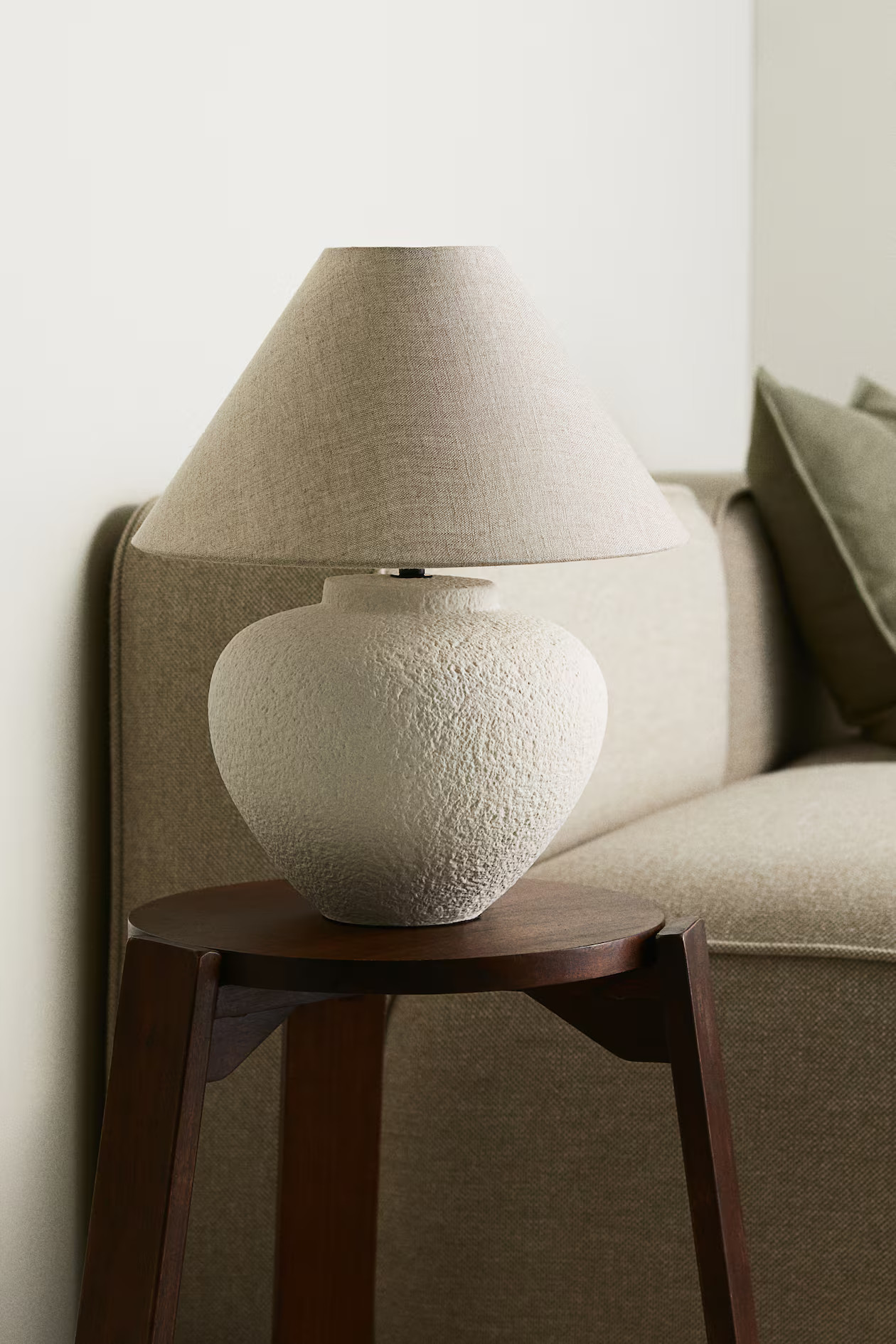 Stoneware lamp base - White - Home All | H&M GB | H&M (UK, MY, IN, SG, PH, TW, HK)