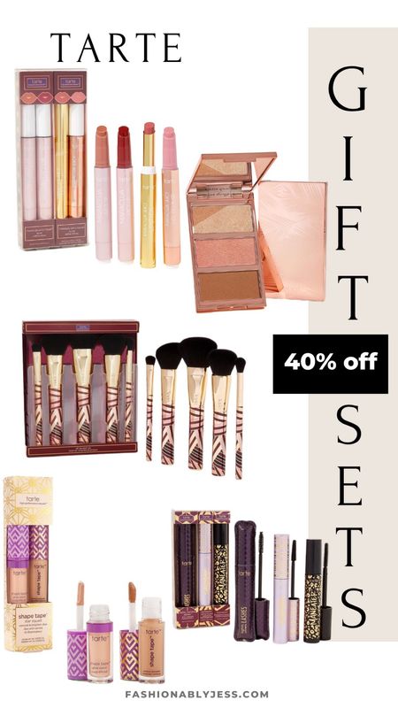Loving these Tarte gift sets! Perfect for gift giving this holiday season! Small or big, Tarte has got you covered with these amazing gift sets! Shop now for 40% off! 

#LTKHoliday #LTKCyberweek #LTKGiftGuide