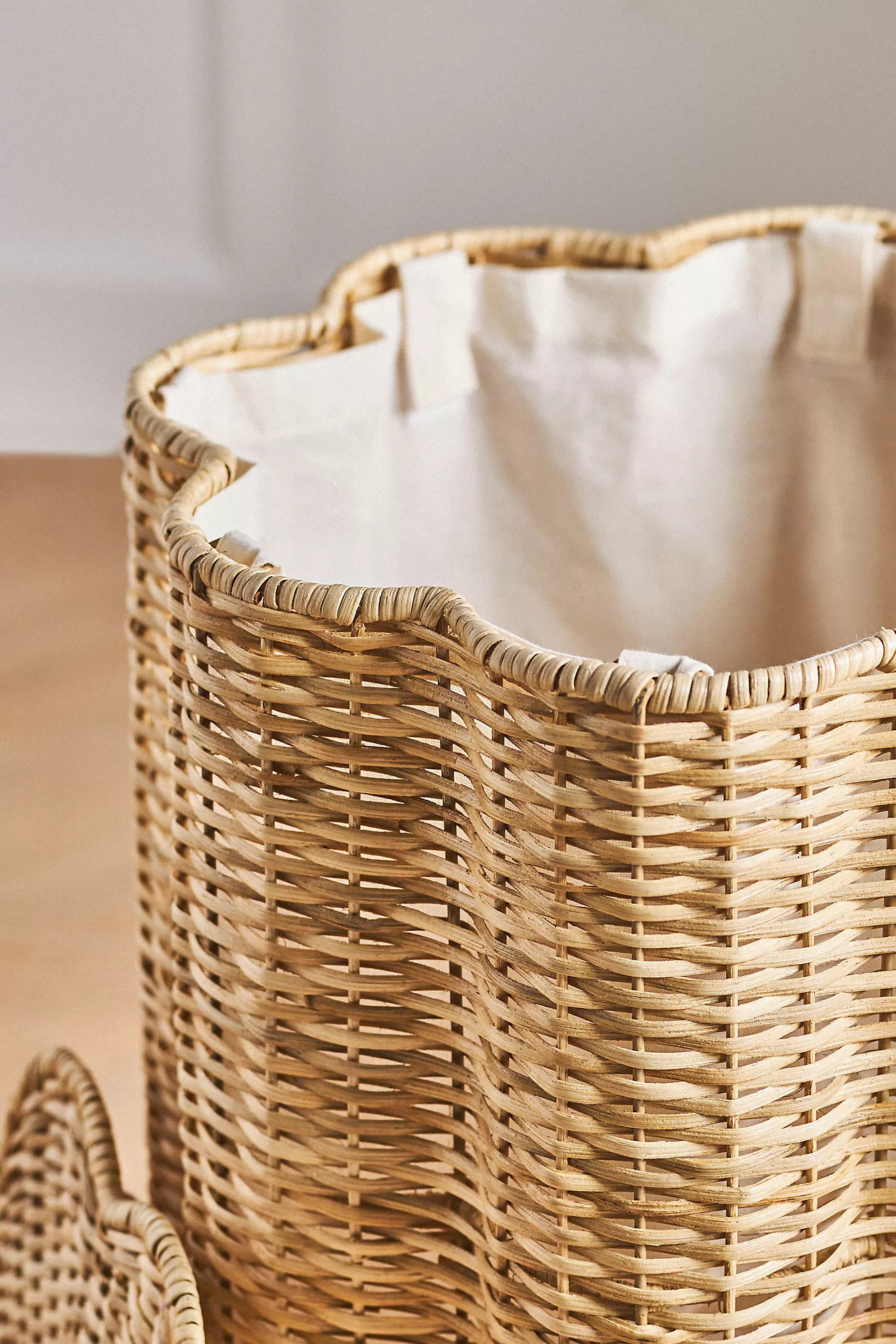 Tulip Scalloped Hamper | Anthropologie (US)