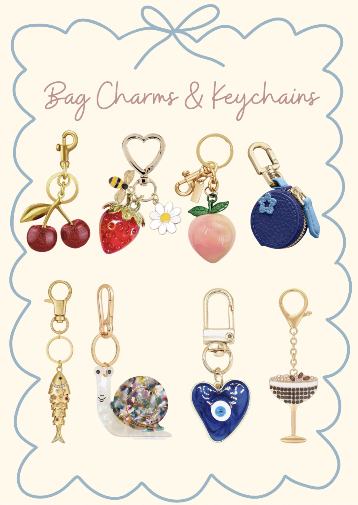 I need them all actually!!

#bagcharm #pursecharm #keychain

#LTKootd #LTKU #LTKTravel