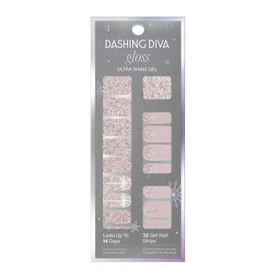 Dashing Diva Gloss Nail Art - A Rose Holiday - 32ct | Target