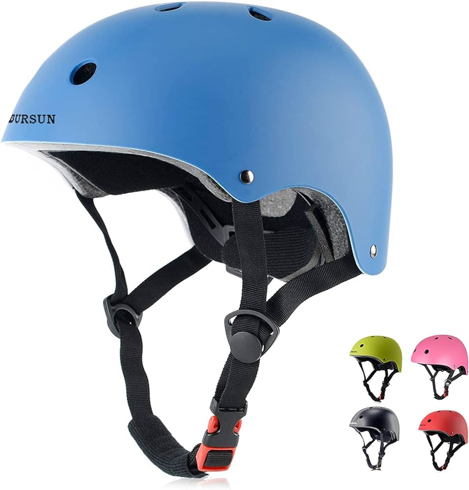 BURSUN Kids Bike Helmet Ventilation & Adjustable Toddler Helmet for Ages 2-14 Kids Boys Girls Mul... | Amazon (US)
