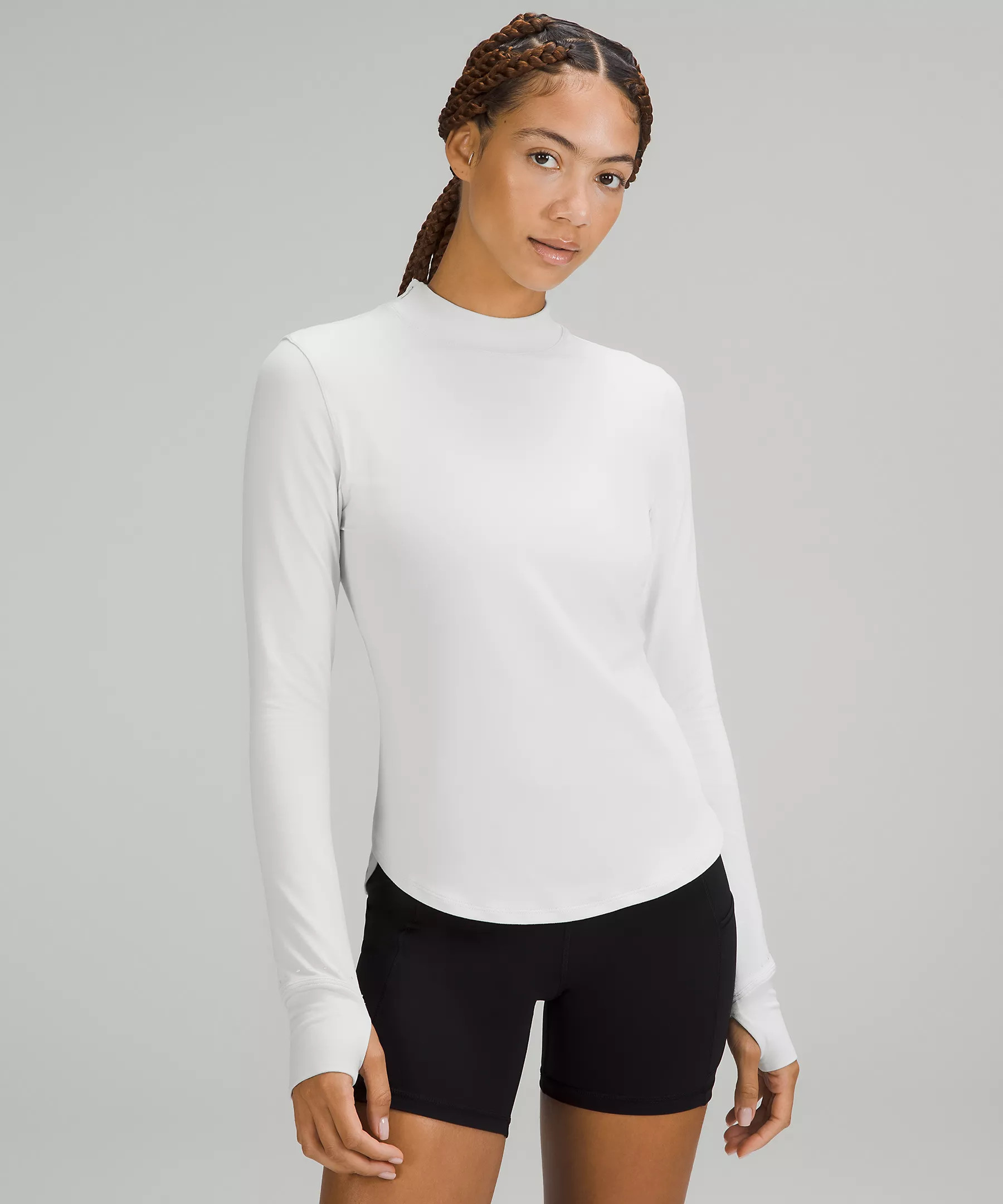 Rulu Running Long-Sleeve Mock Neck Shirt | lululemon (CA)