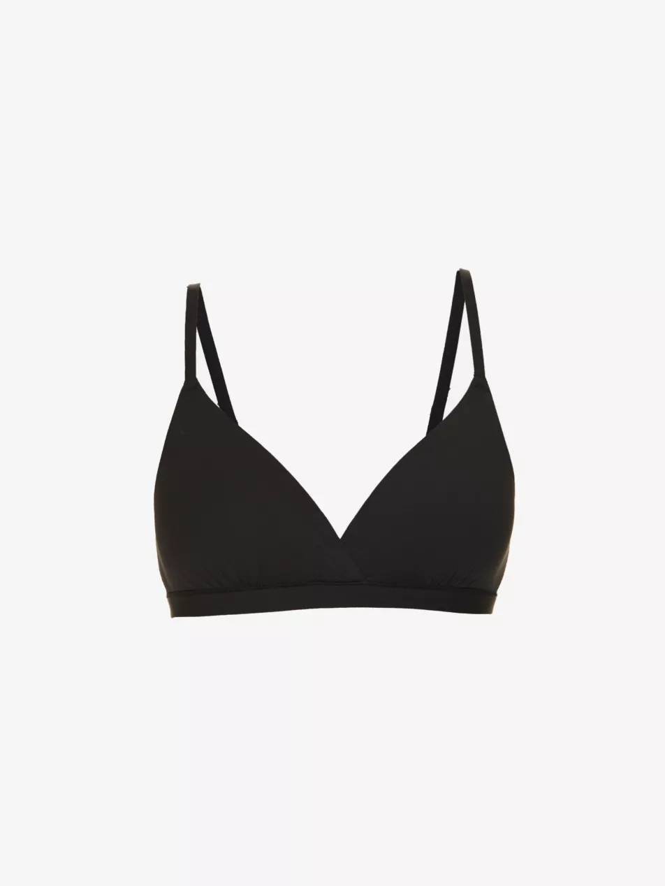 Fits Everybody crossover stretch-woven bra | Selfridges