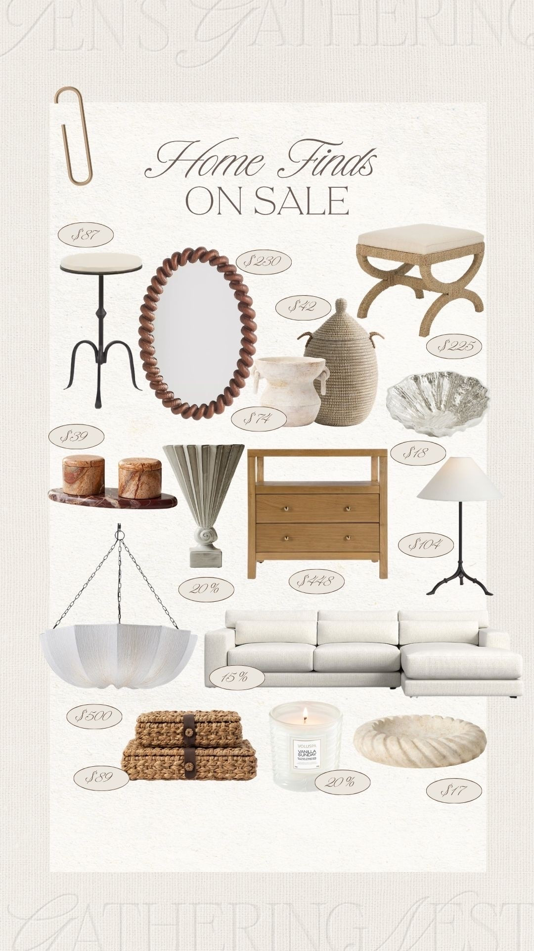 Home finds worth snagging on sale for a warm neutral refresh, from accent furniture to woven decor pieces. 🤍

#amazonhome #memorialdaysale #amazonsale #homefinds #homedecorfinds #neutralhome #wovenhome #decorfinds #accentfurniture #amazonfinds

#LTKHome #LTKSaleAlert