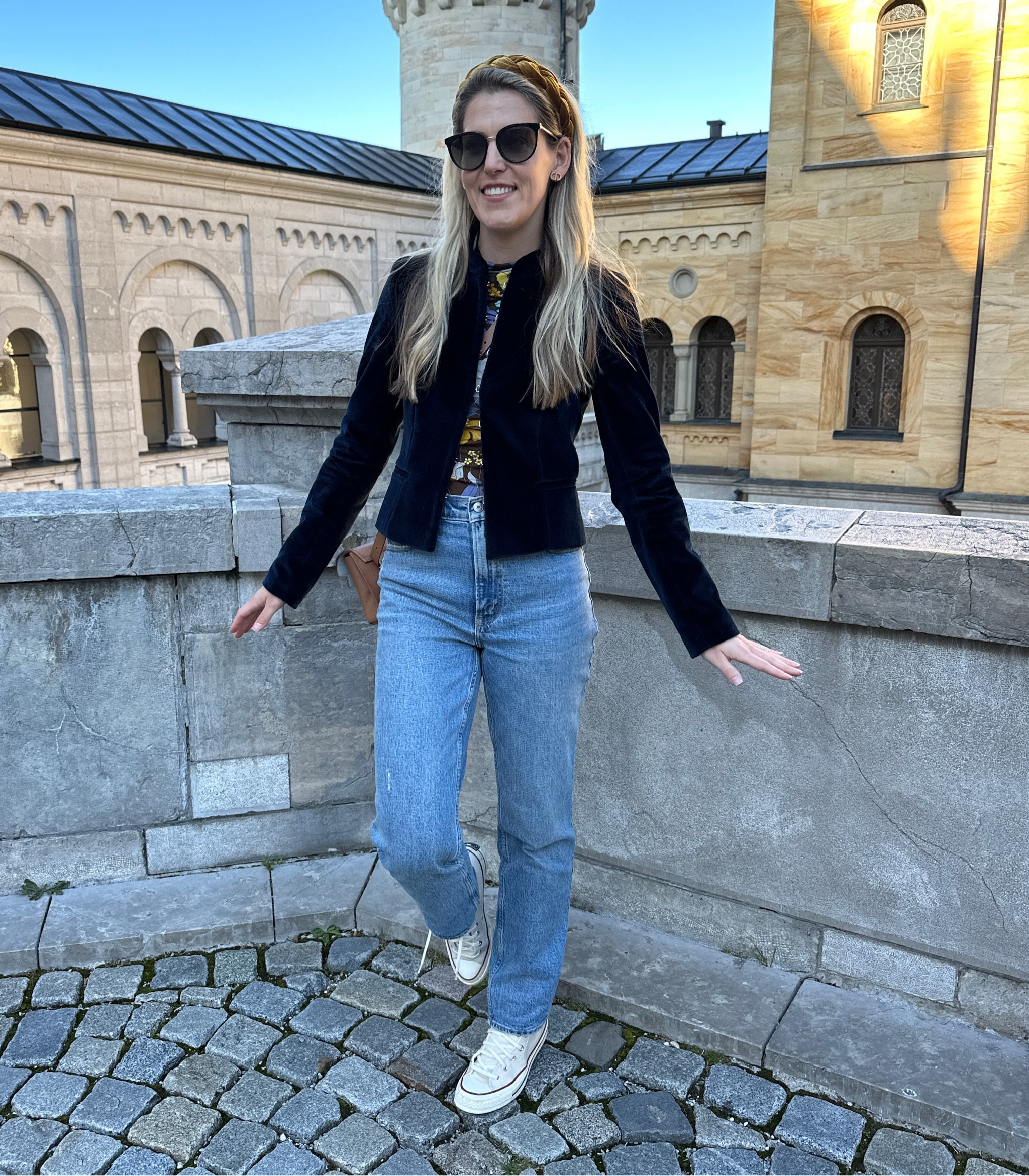 Velvet blazer is from Munich but I’ll link similar ones.

Jeans - went with my usual size 25

Shoes - went with a size 7, usually I’m a size 7.5

Top - TJ MAXX find, linking similar 

#LTKHoliday #LTKstyletip #LTKSeasonal