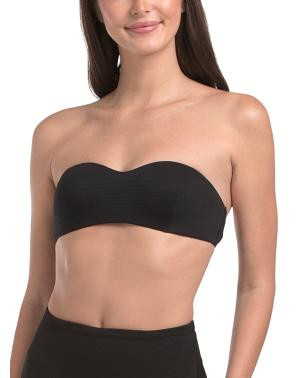 Pique Bandeau Bikini Top | TJ Maxx