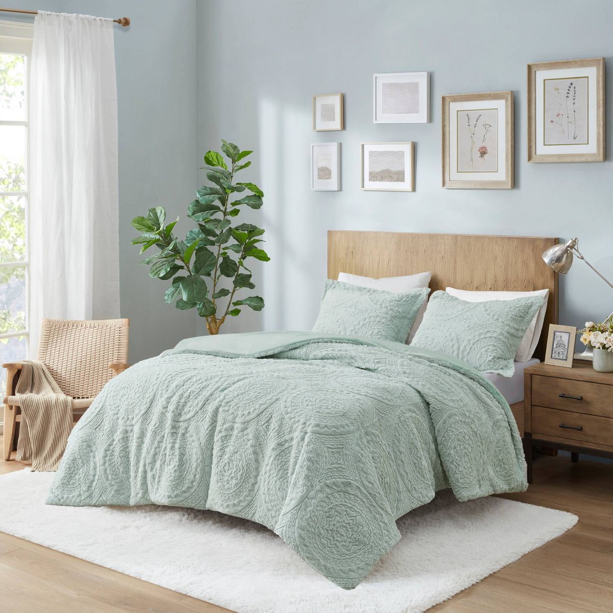 Alivia Faux Fur Ultra Plush Comforter Mini Set | Target