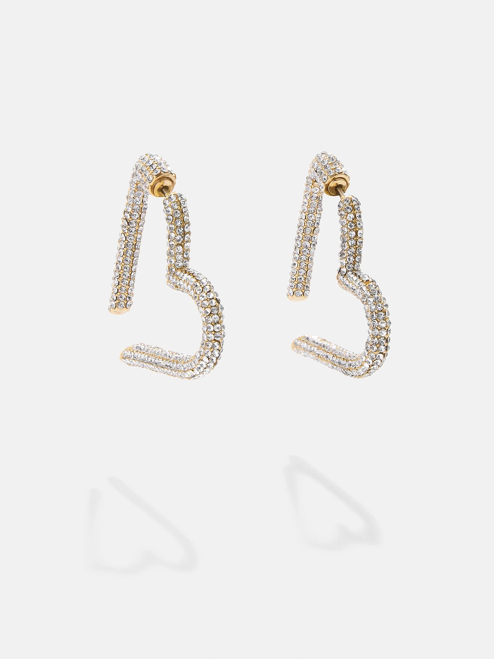 Emory Earrings - Gold/Pavé | BaubleBar (US)