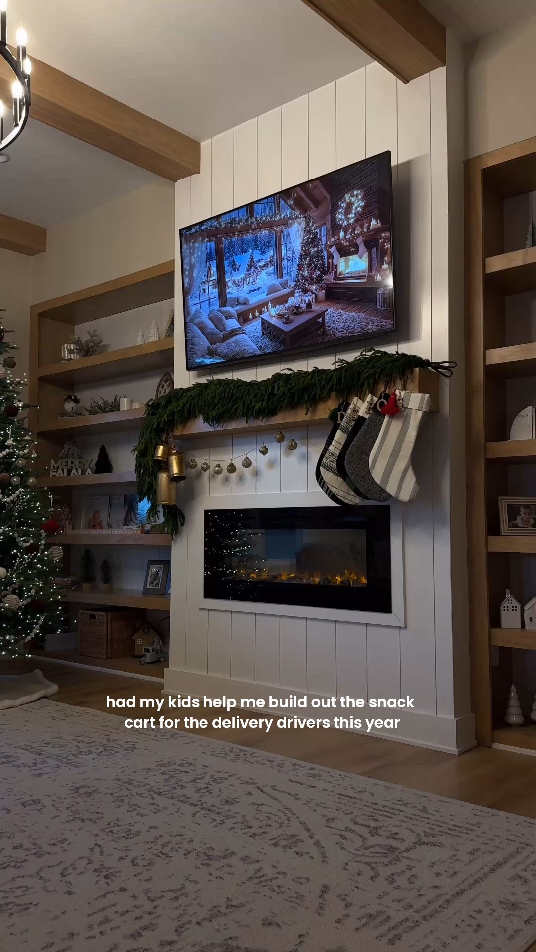 it was a bit chaotic but we got it done and i bought way too many snacks so we’ll have a lot to refill it 