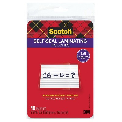 Scotch Self-Seal Clear Laminating Pouches 10pk | Target