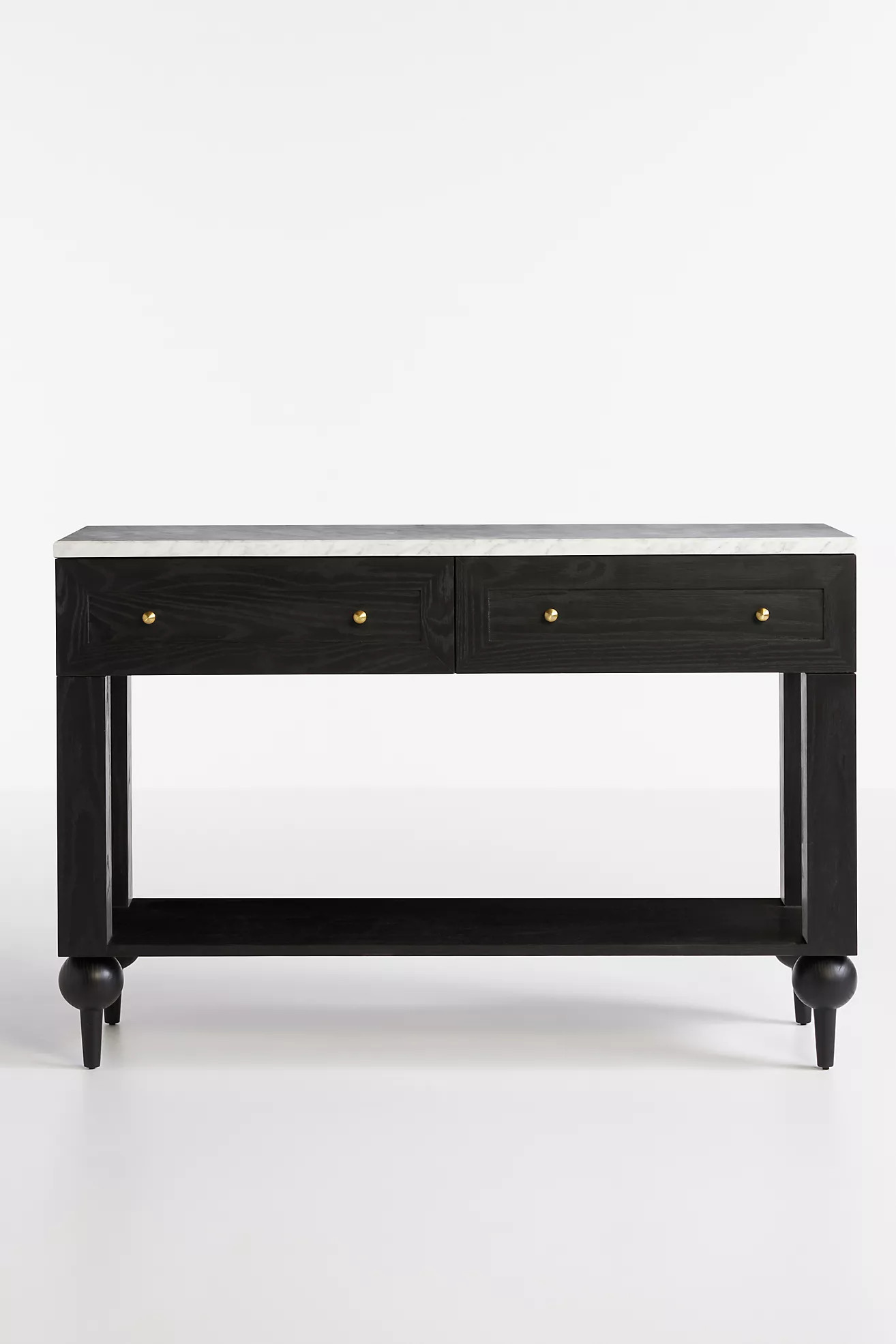 The Fern Marble Top Console | Anthropologie (US)