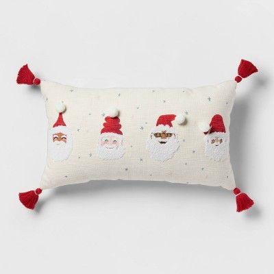 Oversized Santa Lumbar Christmas Throw Pillow - Threshold&#8482; | Target