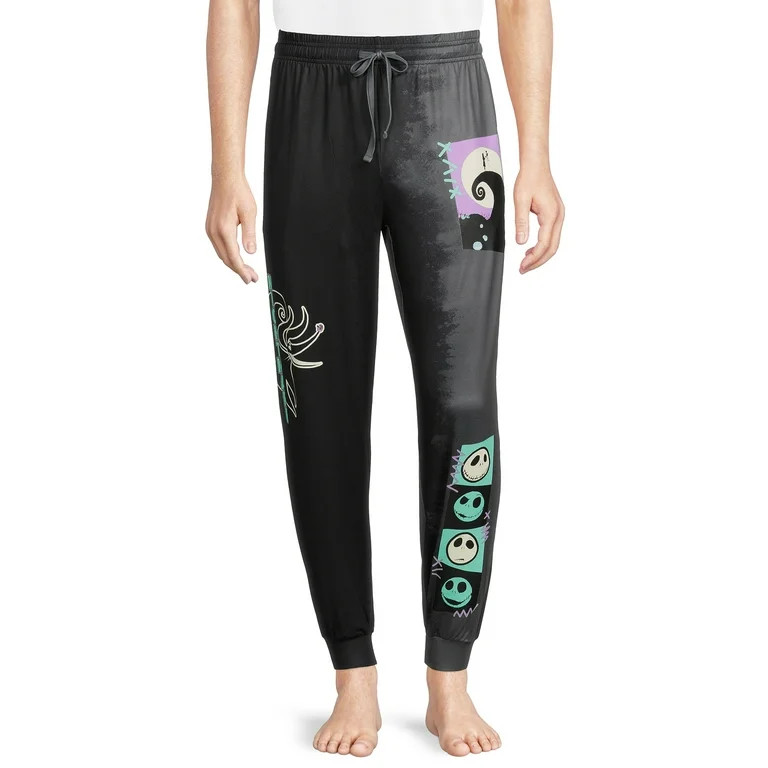Nightmare Before Christmas Men's Night Graphic Lounge Pants, Sizes S-2X | Walmart (US)