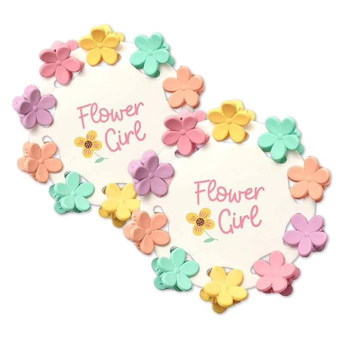 Flower Girl Gift - Flower Girl Hair Clips (Set of 2) | Will you be my Flower Girl Proposal Gifts ... | Amazon (US)