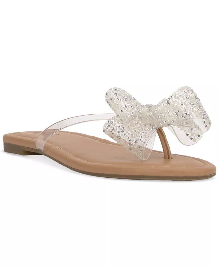 I.N.C. International Concepts Women's Mabae Bow Flat Sandals, Created for Macy's - Macy's | Macy's