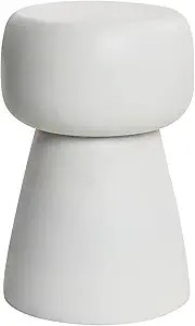 Main + Mesa Cuvee Wood Stool or End Table, White | Amazon (US)