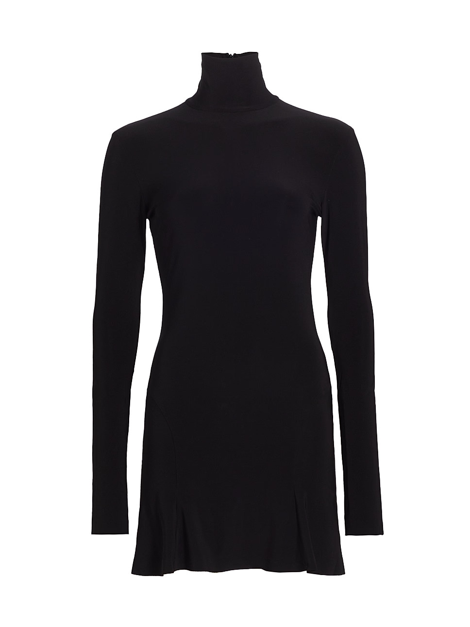 Turtleneck Jersey Long-Sleeve Mini Dress | Saks Fifth Avenue