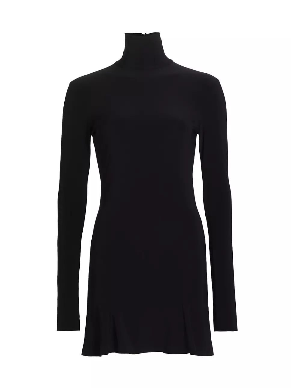 Turtleneck Jersey Long-Sleeve Mini Dress | Saks Fifth Avenue