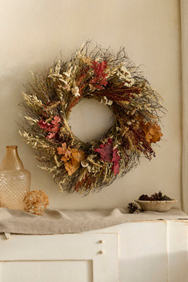 Fall Fields Dried Wreath | Anthropologie (US)