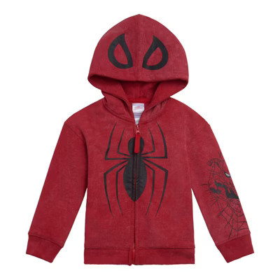 Marvel Spider-Man Toddler Boys Fleece Matching Family Zip Up Cosplay Hoodie Spiderman Boys 2T | Target