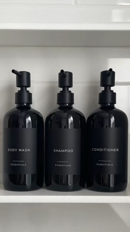 I love these black plastic shampoo bottles from Amazon 🖤

Amazon bathroom decor

#LTKVideo #LTKHome